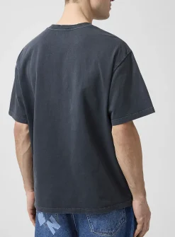 Frayed logo pocket T-shirt