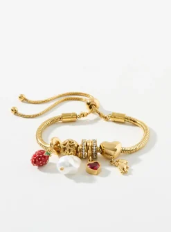 Fun-charm golden bracelet