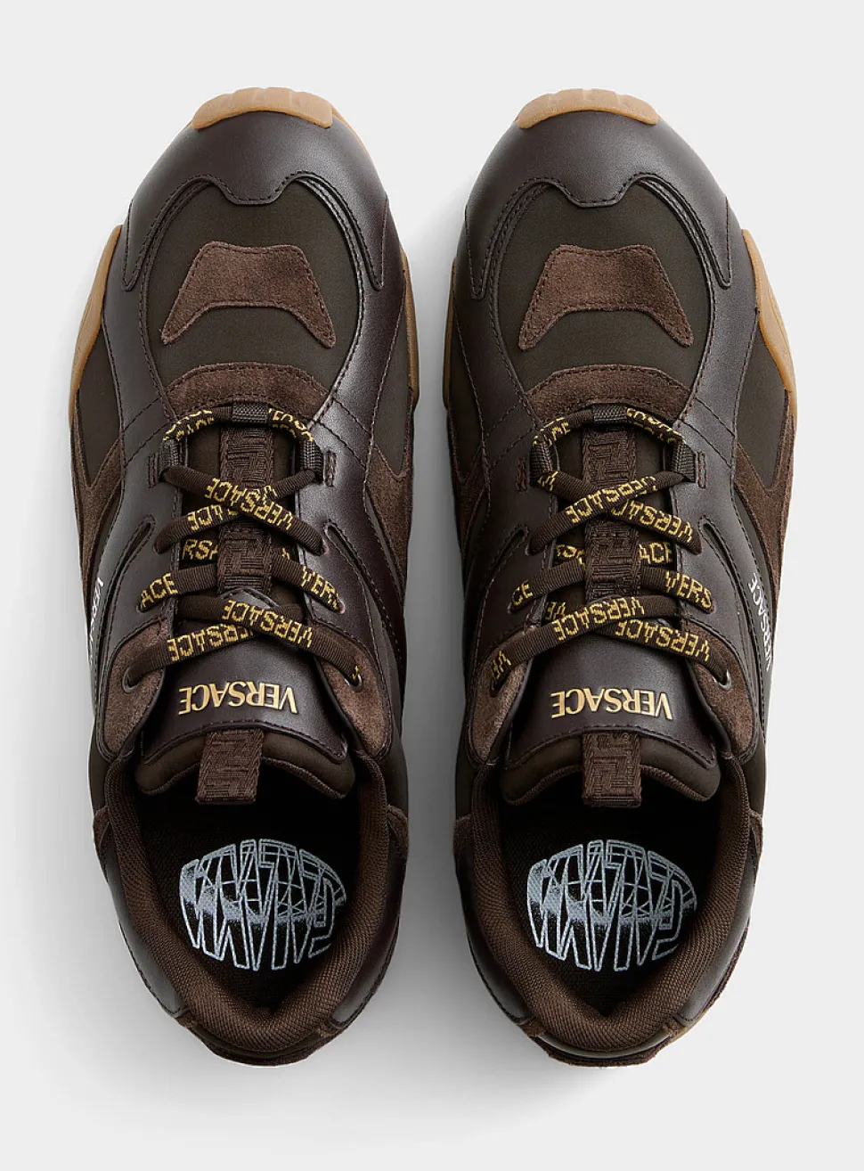 Galaxia brown leather sneakers