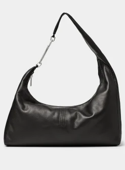 Gemini calf leather hobo bag