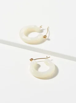 Geo flecked earrings