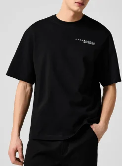 Glitch Orchid printed T-shirt
