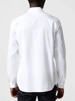 Golden logo plate shirt