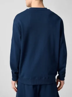Golden logo plate sweatshirt