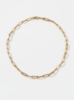 Golden paperclip chain