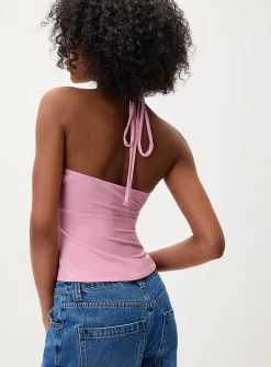 Golden sun halter cami