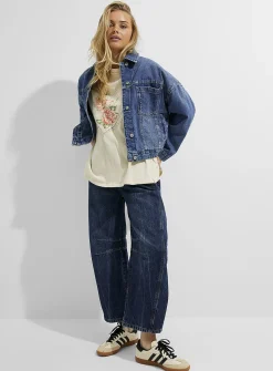 Good Luck barrel jean