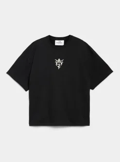 Graffiti gothic graphic T-shirt