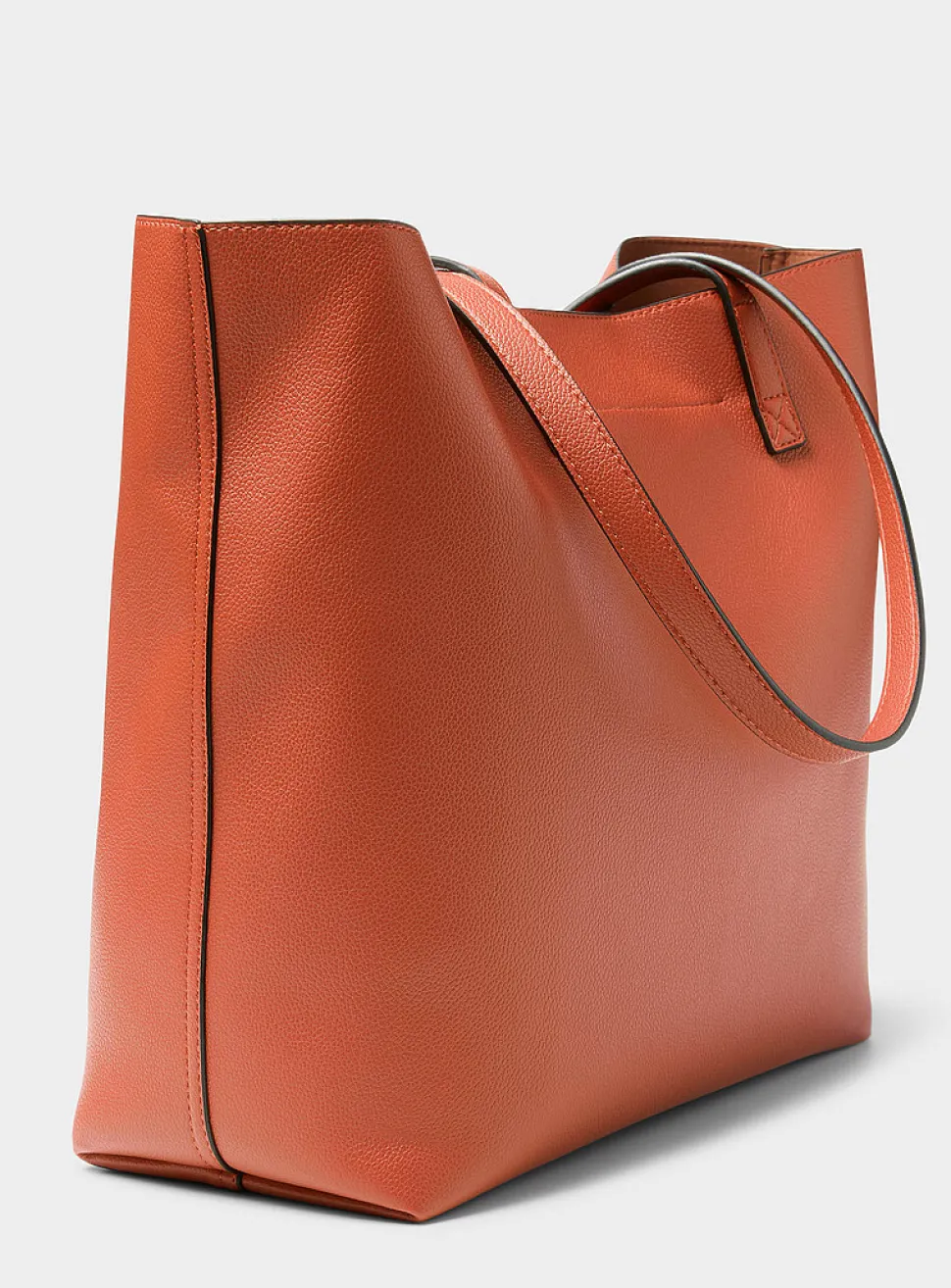 Grained minimalist tote bag