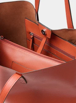 Grained minimalist tote bag