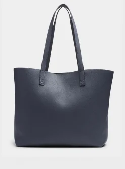 Grained minimalist tote bag
