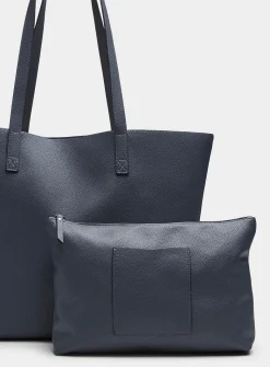 Grained minimalist tote bag
