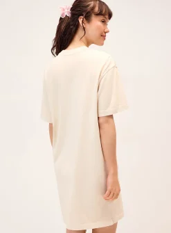 Graphic print T-shirt dress