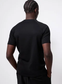 Graphic raglan-sleeve T-shirt