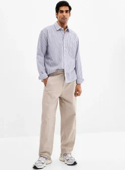 Graphic seam chinos
