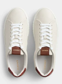 Greca snakeskin stiffener sneaker