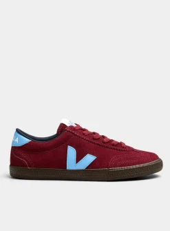 Grenat suede Volley sneakers