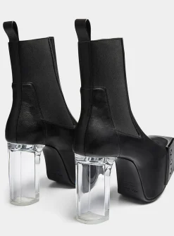 Grilled Kiss platform boots