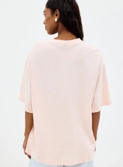 Havana print loose T-shirt