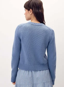 Heart buttons cardigan