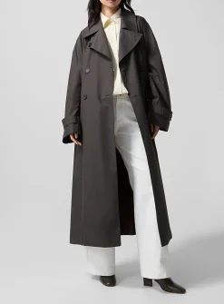 Helio loose trench coat