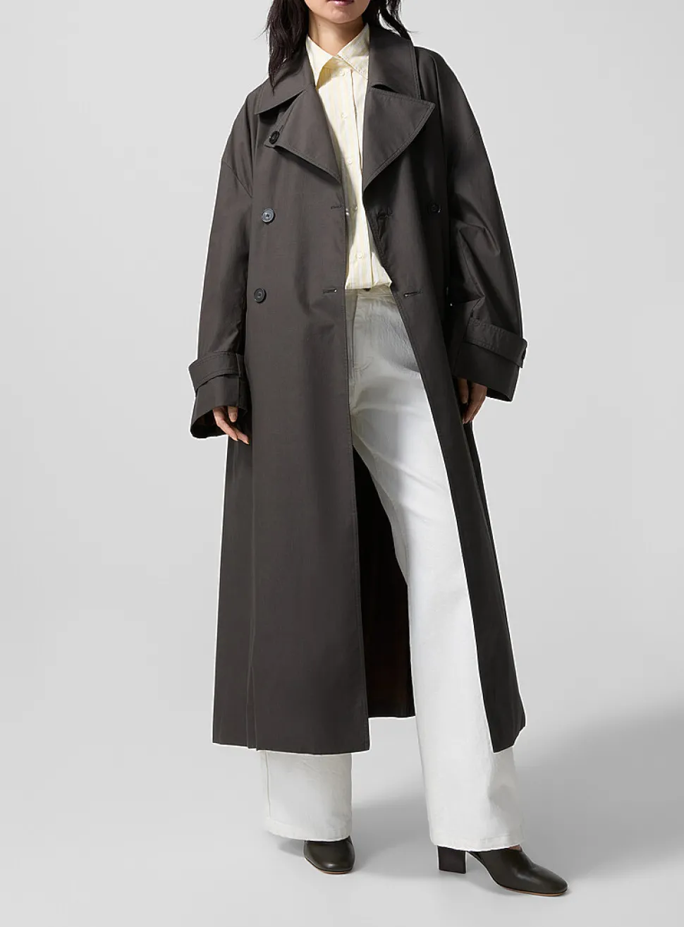 Helio loose trench coat