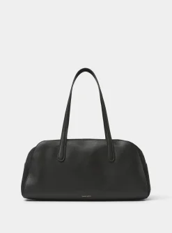 Helios leather and suede rectangular bag