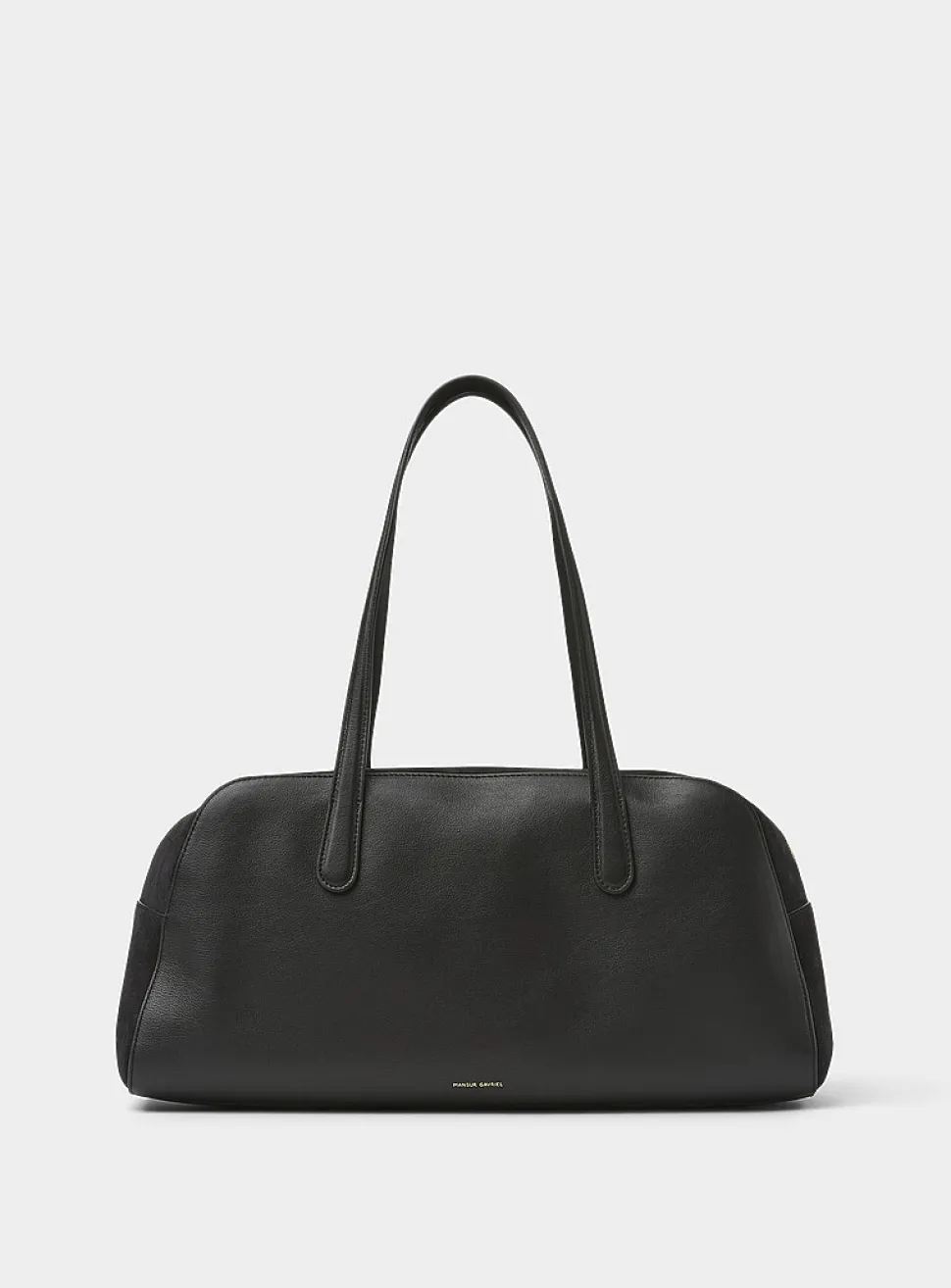 Helios leather and suede rectangular bag