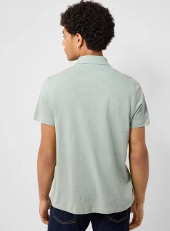 Hemp and cotton polo