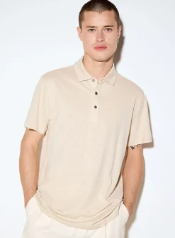 Hemp and cotton polo