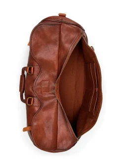 Heritage leather duffle bag