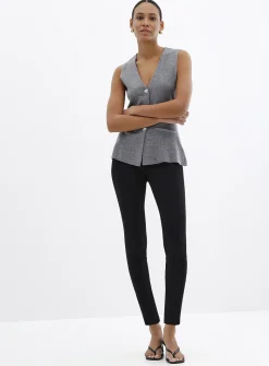 High-rise essential jegging