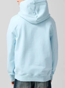 Horse patch sky blue hoodie