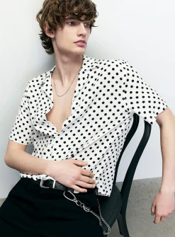 Hypnotic dot camp shirt