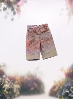 Impressionist painting jacquard Bermuda