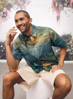 Impressionist painting shirt