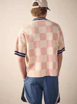 In a Rush checkerboard sweater