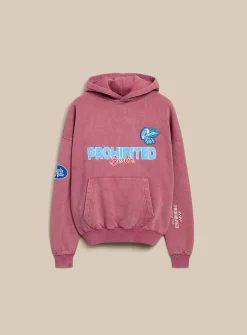 In a Rush faded hoodie