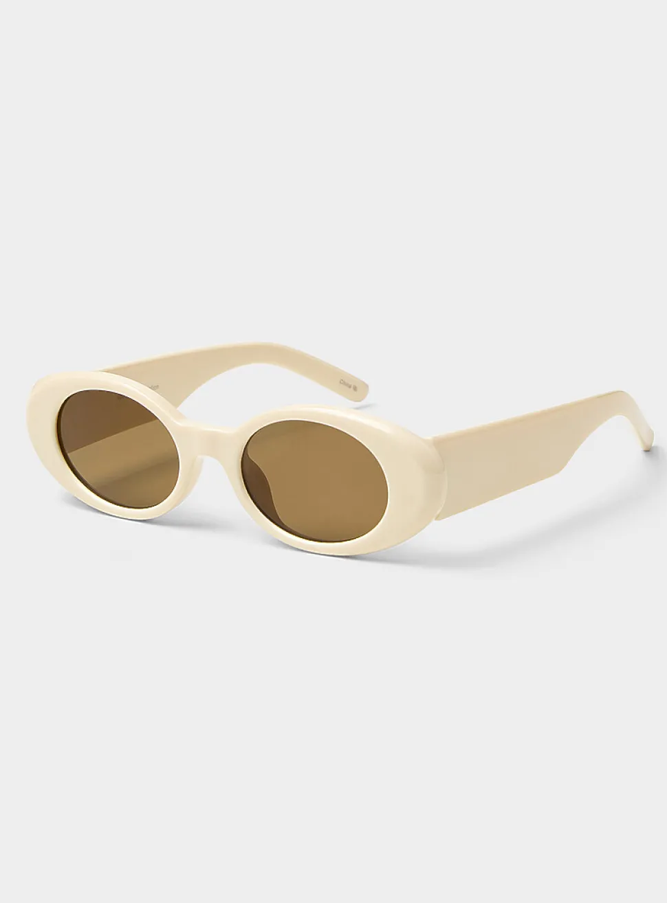Ingrid oval puffy sunglasses