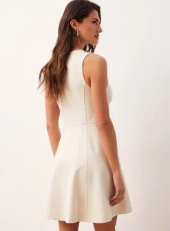Interlock tennis minidress