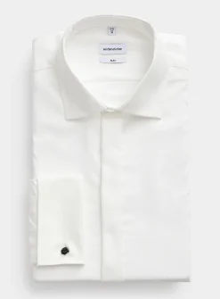 Ivory tuxedo shirt