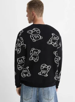 Jacquard pattern sweater