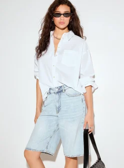 Jamie patch pocket loose shirt