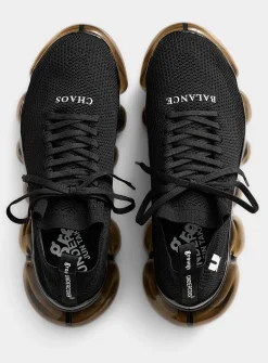 Jewelry bubble sole sneakers