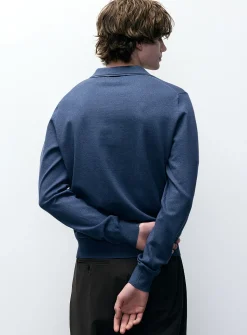 Johnny collar minimalist sweater
