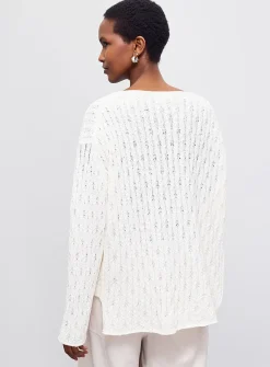 Jude oversized silk and cotton sweater