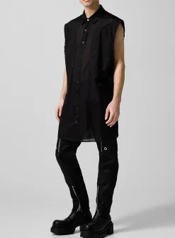 Jumbo sheer long shirt