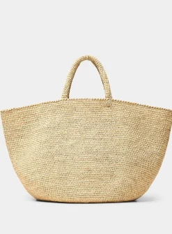Kapity braided raffia XL tote bag