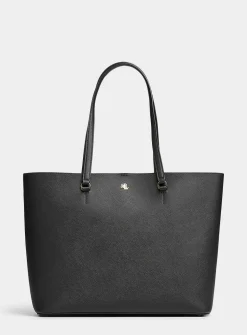 Karly textured leather tote bag