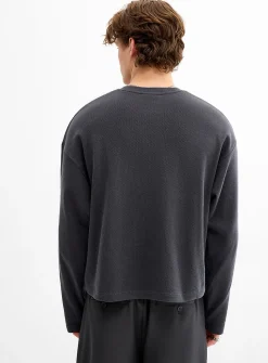 Knitted mesh T-shirt